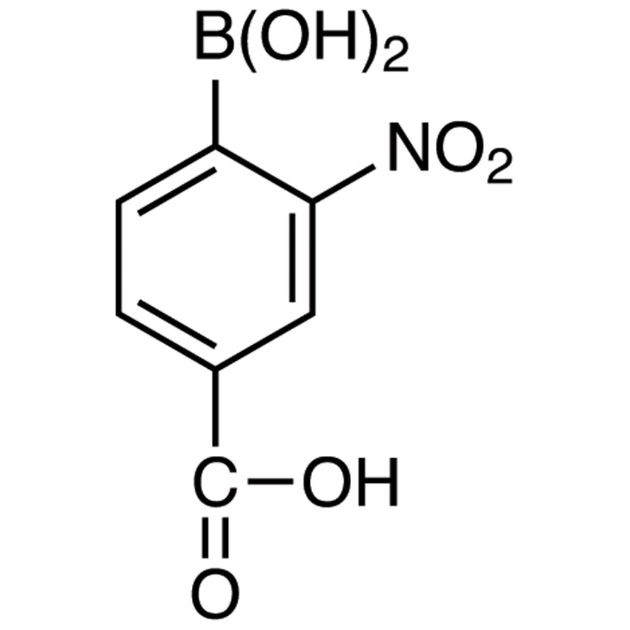 4-Carboxy-2-nitrophenylboronic Acid (contains varying amounts of Anhydride)  - CAS 85107-54-6