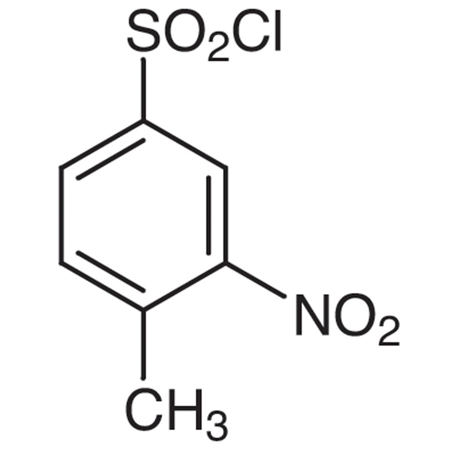 4-Methyl-3-nitrobenzenesulfonyl Chloride >98.0%(GC)(T) - CAS 616-83-1
