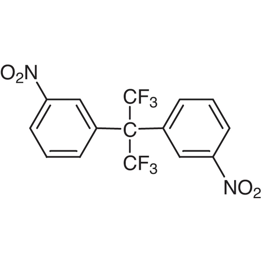 2,2-Bis(3-nitrophenyl)hexafluoropropane >99.0%(T) - CAS 64465-34-5