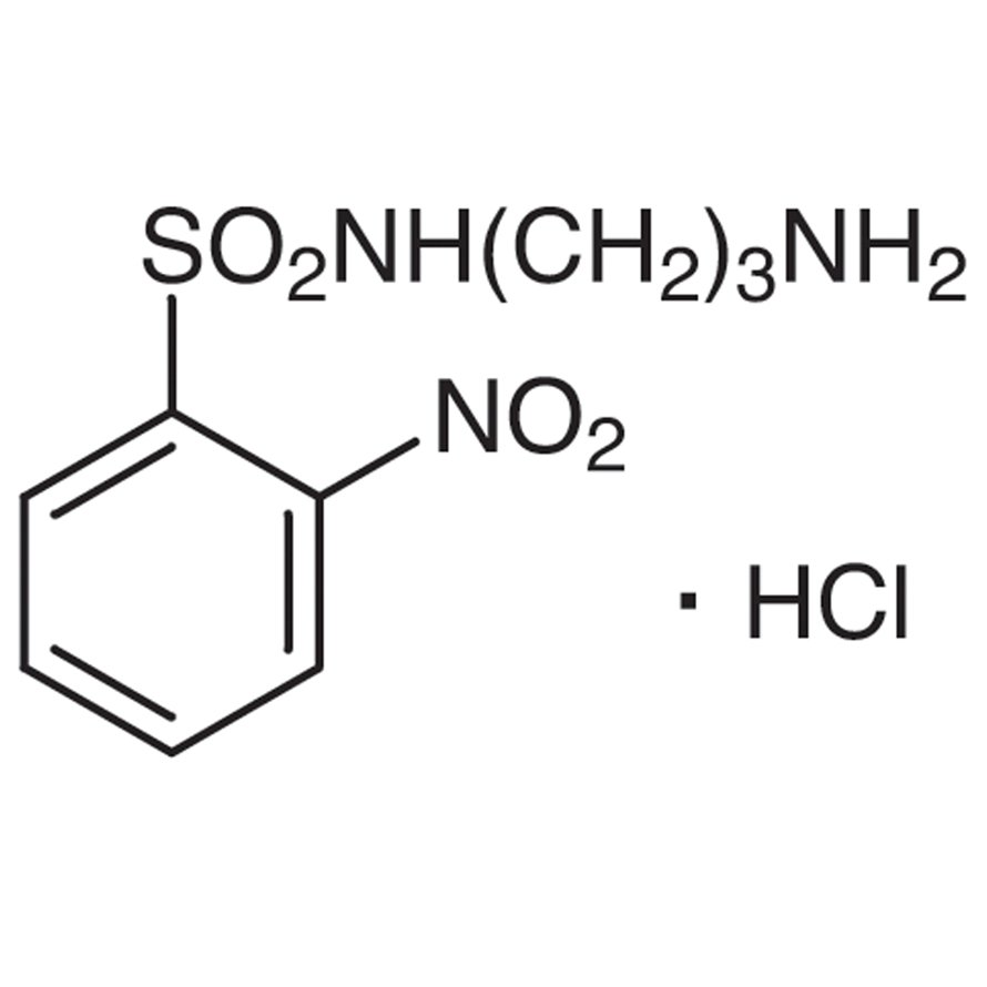 N-(3-Aminopropyl)-2-nitrobenzenesulfonamide Hydrochloride >98.0%(T) - CAS 863983-46-4