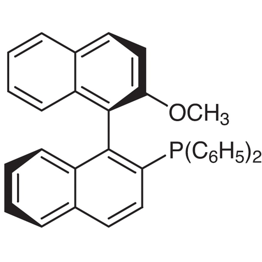 (R)-(+)-2-Diphenylphosphino-2'-methoxy-1,1'-binaphthyl >98.0%(GC) - CAS 145964-33-6
