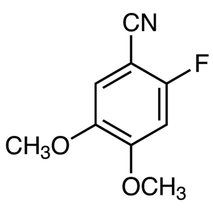 2-Fluoro-4,5-dimethoxybenzonitrile >98.0%(GC) - CAS 119396-88-2