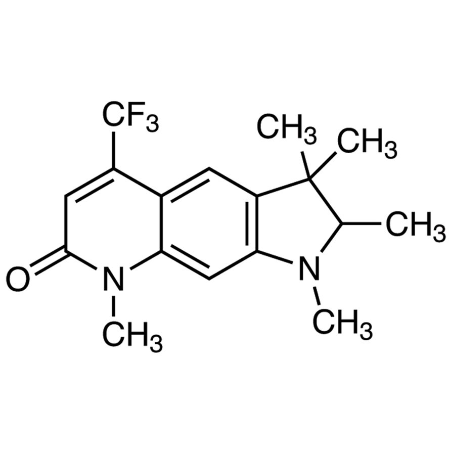 1,2,3,3,8-Pentamethyl-5-(trifluoromethyl)-2,3-dihydro-1H-pyrrolo[3,2-g]quinolin-7(8H)-one >98.0%(T)(HPLC) - CAS 58721-74-7
