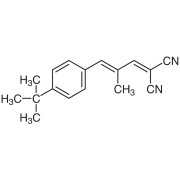 trans-2-[3-(4-tert-Butylphenyl)-2-methyl-2-propenylidene]malononitrile >98.0%(HPLC)(N) - CAS 300364-84-5