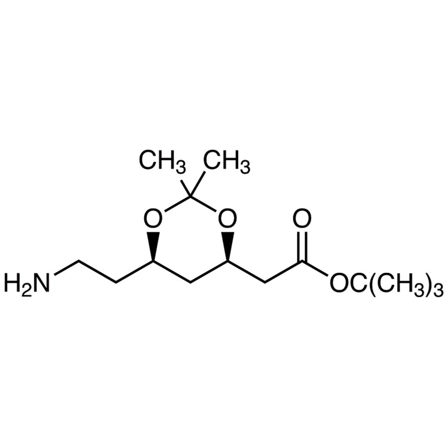 tert-Butyl 2-[(4R,6R)-6-(2-Aminoethyl)-2,2-dimethyl-1,3-dioxan-4-yl]acetate >98.0%(GC) - CAS 125995-13-3