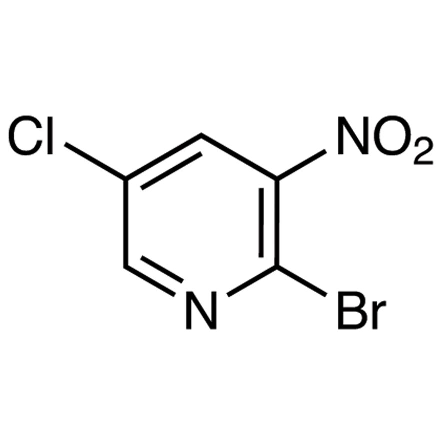 2-Bromo-5-chloro-3-nitropyridine >98.0%(GC) - CAS 75806-86-9