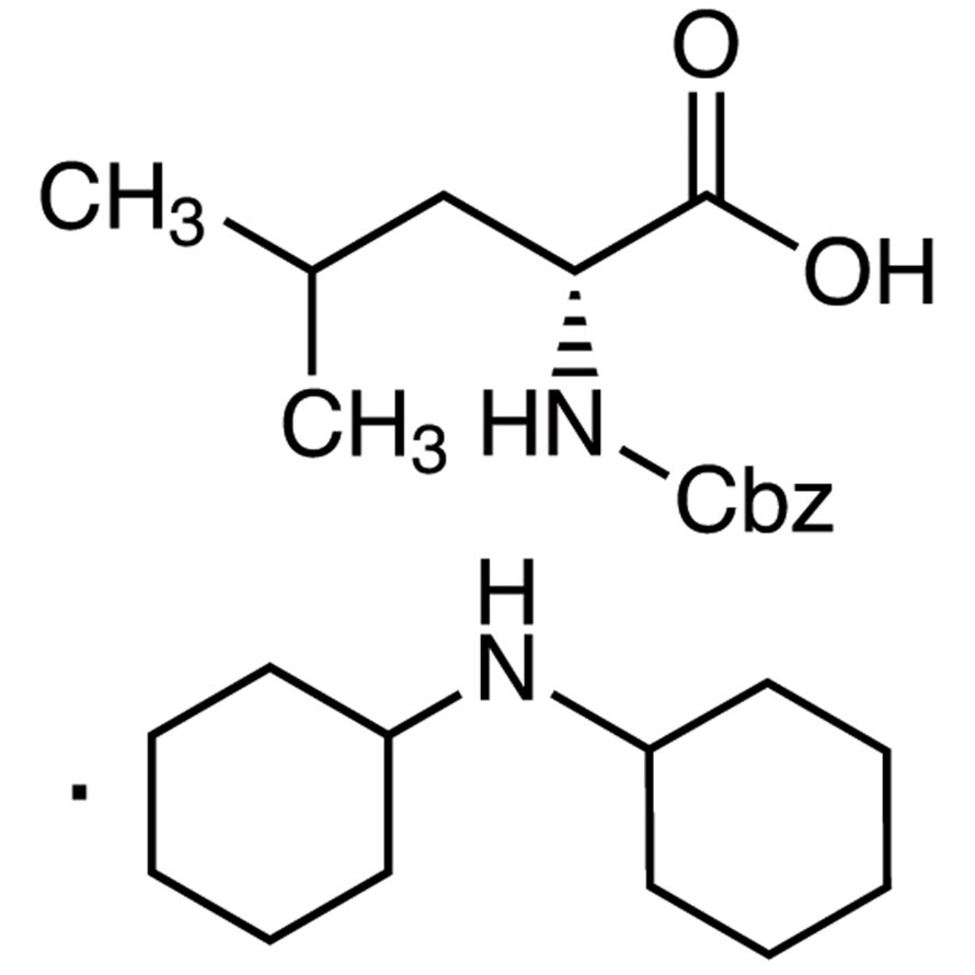 N-Carbobenzoxy-D-leucine Dicyclohexylammonium Salt >98.0%(T) - CAS 7662-58-0
