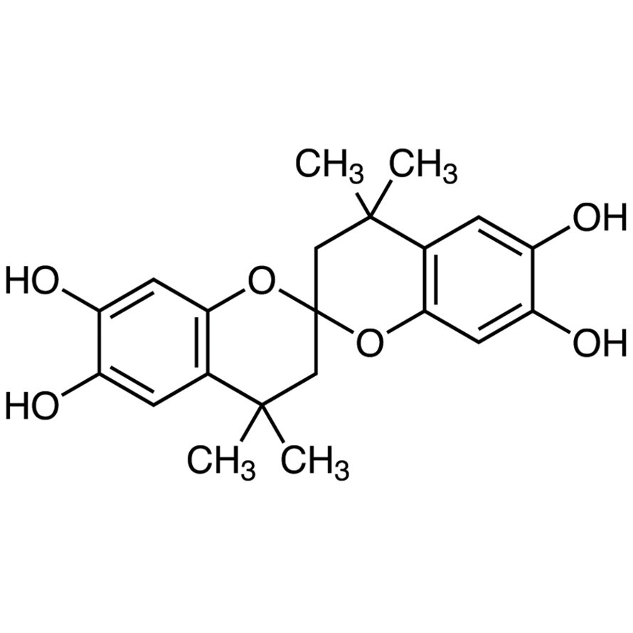 6,6',7,7'-Tetrahydroxy-4,4,4',4'-tetramethyl-2,2'-spirobichroman >98.0%(HPLC) - CAS 32737-35-2