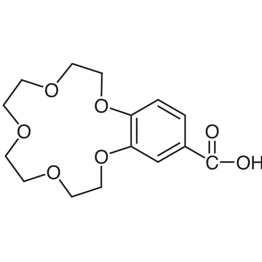 4'-Carboxybenzo-15-crown 5-Ether >98.0%(GC)(T) - CAS 56683-55-7