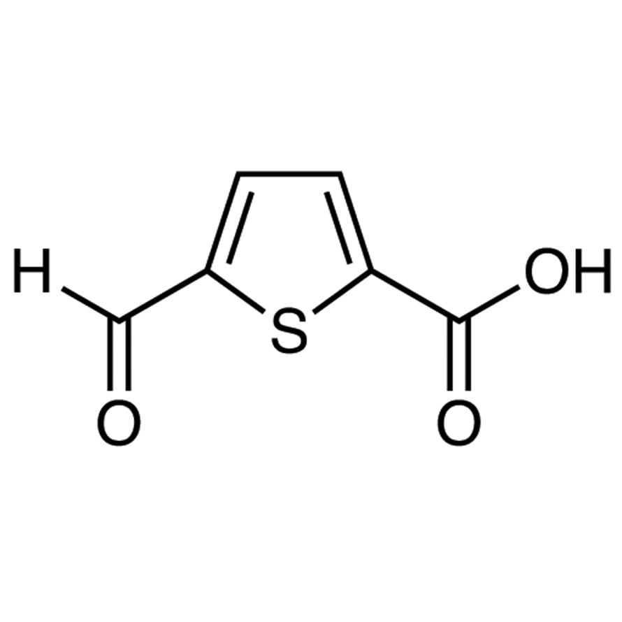 5-Formyl-2-thiophenecarboxylic Acid >98.0%(GC)(T) - CAS 4565-31-5