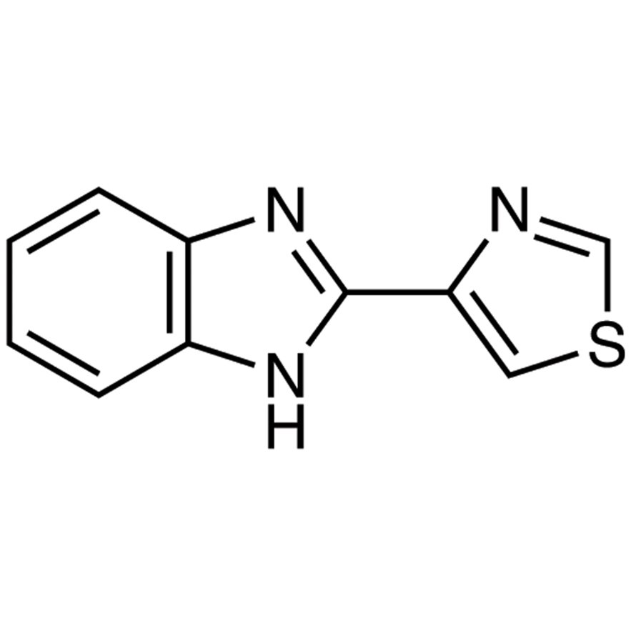 2-(4-Thiazolyl)benzimidazole >98.0%(GC)(T) - CAS 148-79-8