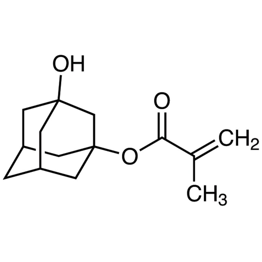3-Hydroxy-1-methacryloyloxyadamantane (purified by sublimation) >99.0%(GC) - CAS 115372-36-6
