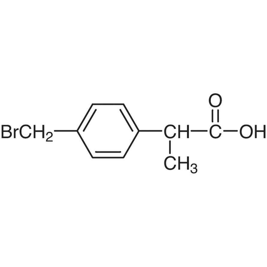2-[4-(Bromomethyl)phenyl]propionic Acid >98.0%(T) - CAS 111128-12-2