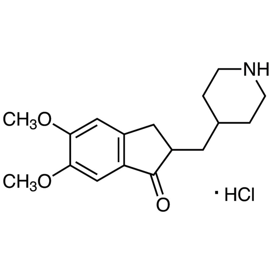 5,6-Dimethoxy-2-(4-piperidylmethyl)-1-indanone Hydrochloride >98.0%(HPLC)(N) - CAS 120013-39-0