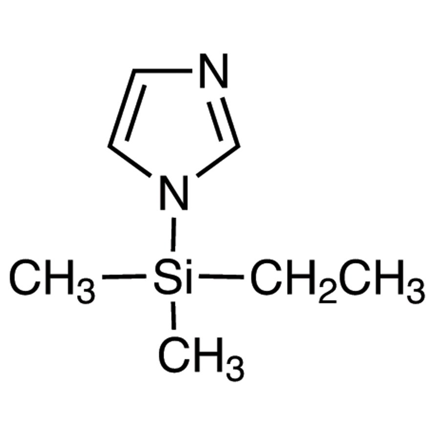 1-(Dimethylethylsilyl)imidazole [Dimethylethylsilylating Agent] >98.0%(T) - CAS 62365-34-8