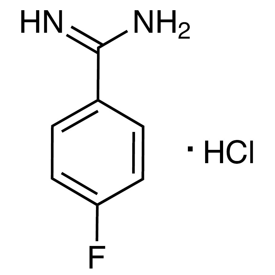 4-Fluorobenzamidine Hydrochloride >98.0%(T)(HPLC) - CAS 456-14-4