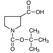 1-(tert-Butoxycarbonyl)-3-pyrrolidinecarboxylic Acid >95.0%(GC)(T) - CAS 59378-75-5
