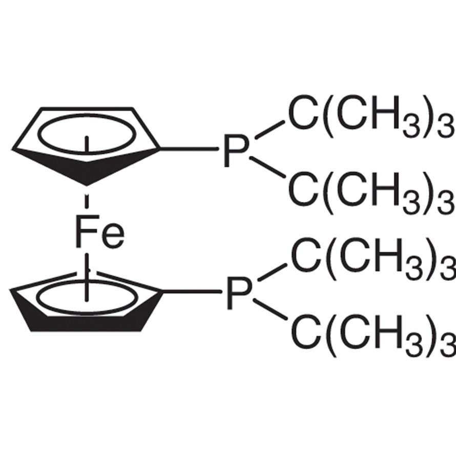 1,1'-Bis(di-tert-butylphosphino)ferrocene >95.0%(T) - CAS 84680-95-5