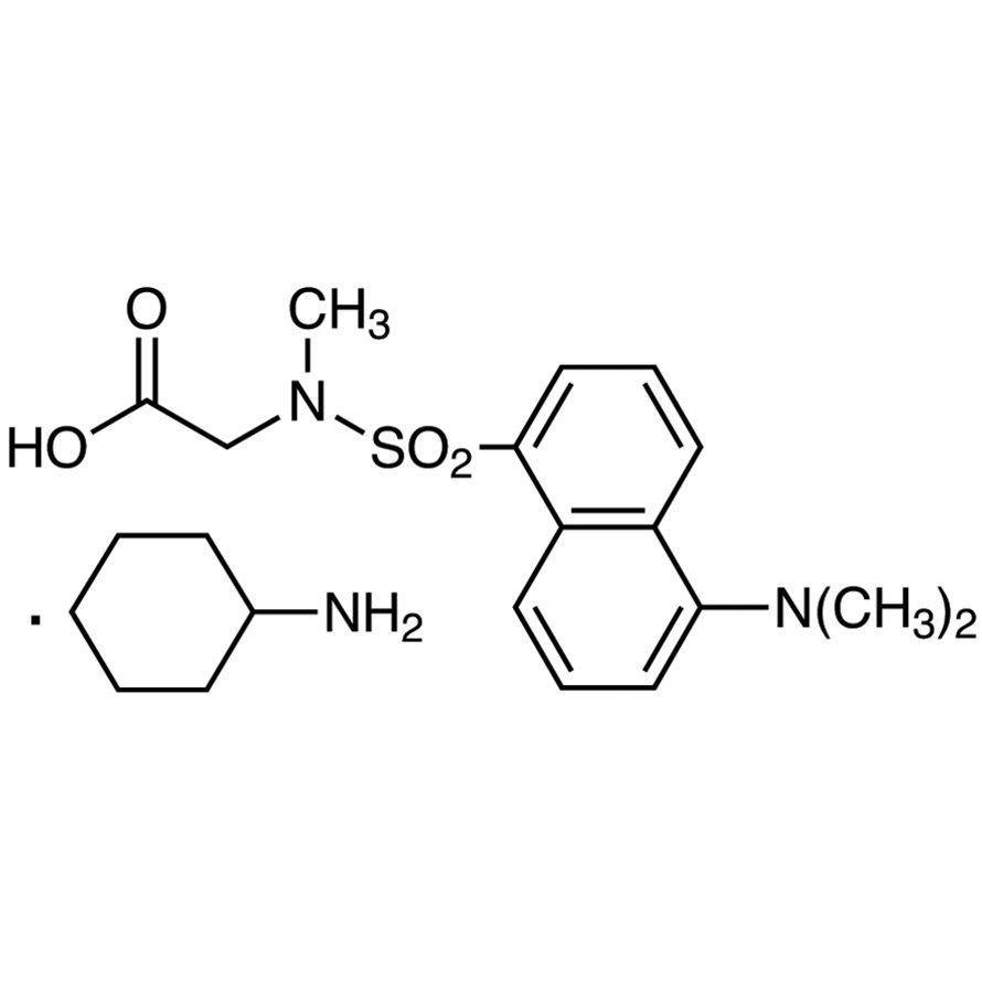 Dansylsarcosine Cyclohexylammonium Salt >98.0%(T)