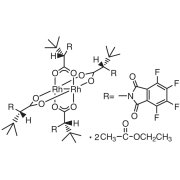 Tetrakis[N-tetrafluorophthaloyl-(S)-tert-leucinato]dirhodium Bis(ethyl Acetate) Adduct >98.0%(HPLC)