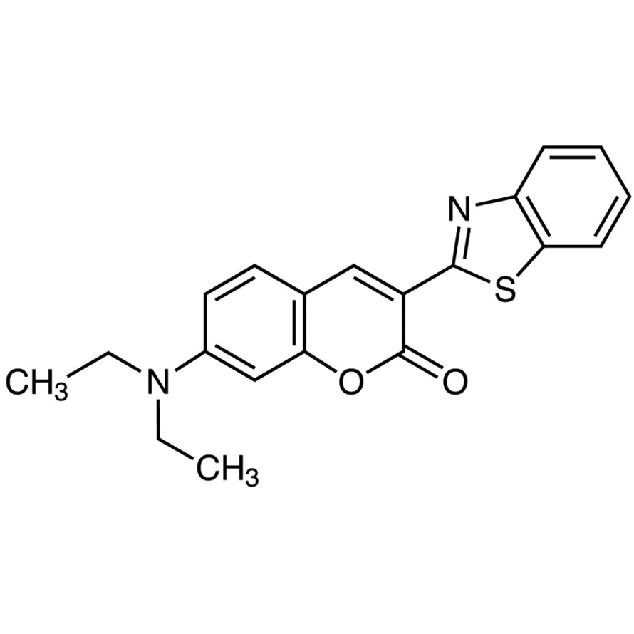 3-(2-Benzothiazolyl)-7-(diethylamino)coumarin >98.0%(T)(HPLC) - CAS 38215-36-0
