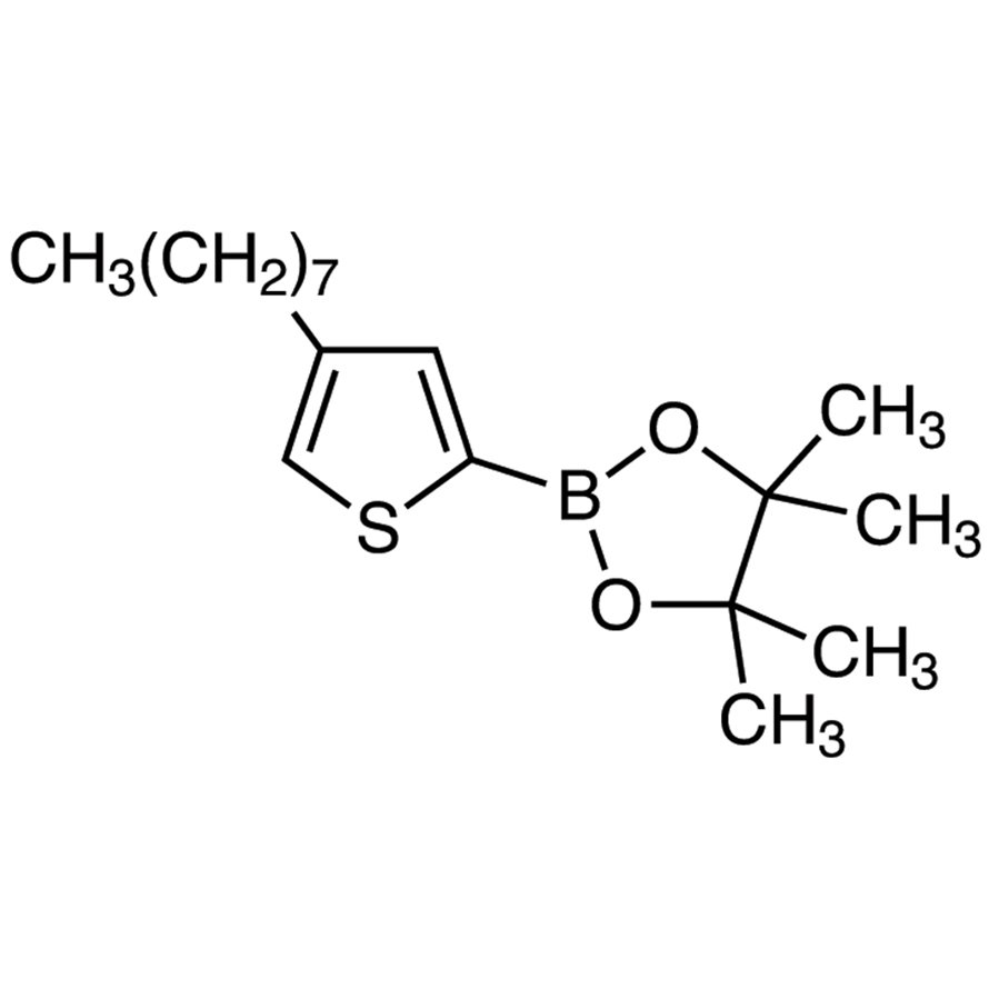 4-n-Octyl-2-(4,4,5,5-tetramethyl-1,3,2-dioxaborolan-2-yl)thiophene >96.0%(GC) - CAS 405165-12-0