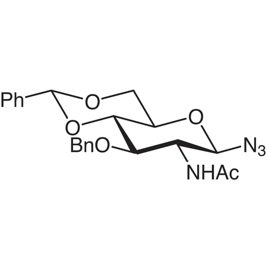 2-Acetamido-3-O-benzyl-4,6-O-benzylidene-2-deoxy-β-D-glucopyranosyl Azide >98.0%(HPLC) - CAS 80887-27-0