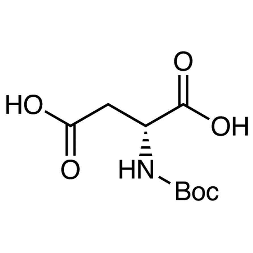 N-(tert-Butoxycarbonyl)-D-aspartic Acid >98.0%(T) - CAS 62396-48-9