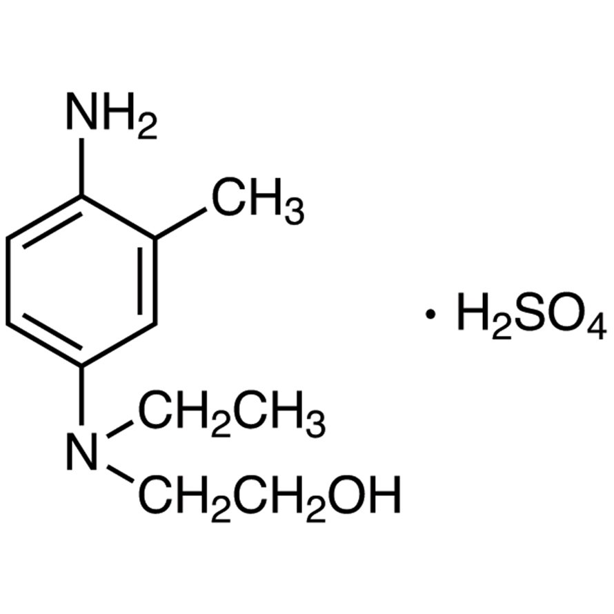 N4-Ethyl-N4-(2-hydroxyethyl)-2-methyl-1,4-phenylenediamine Sulfate >98.0%(HPLC) - CAS 25646-77-9
