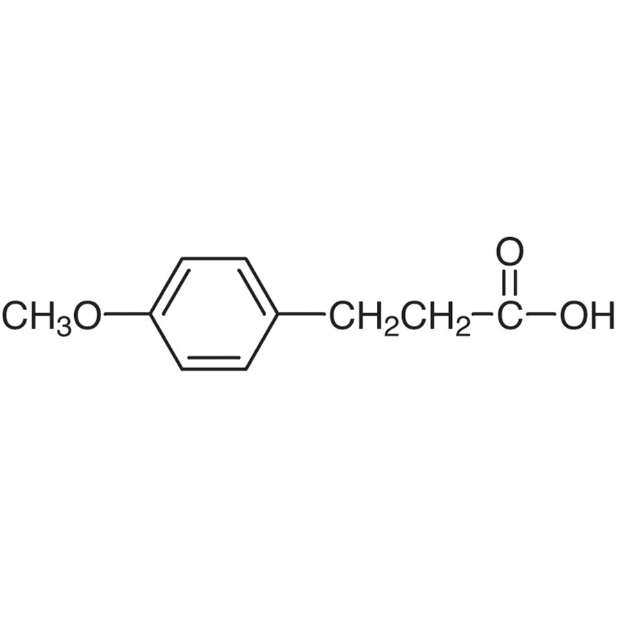 3-(4-Methoxyphenyl)propionic Acid >98.0%(GC)(T) - CAS 1929-29-9