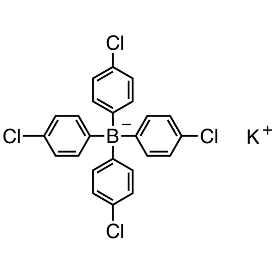 Potassium Tetrakis(4-chlorophenyl)borate [Anion for the neutral carrier type ion electrode] >98.0%(W)(HPLC) - CAS 14680-77-4