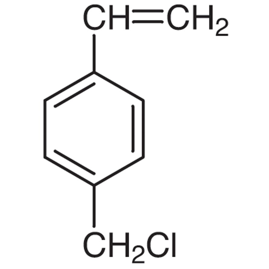 4-(Chloromethyl)styrene (stabilized with TBC + ONP + 2-Nitro-p-cresol) >90.0%(GC) - CAS 1592-20-7