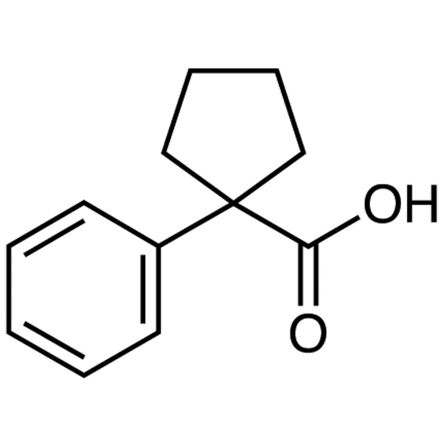 1-Phenyl-1-cyclopentanecarboxylic Acid >98.0%(GC)(T) - CAS 77-55-4