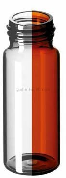 Vial 30ml, Epa, Vidalı Boyunlu, 57 X 27.5mm, Amber, 1. Hidrolit Kalite