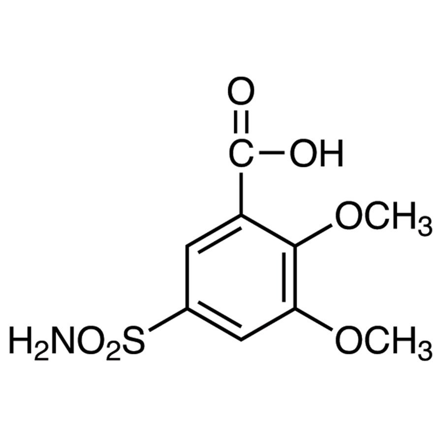 5-(Aminosulfonyl)-2,3-dimethoxybenzoic Acid >98.0%(T)(HPLC) - CAS 66644-80-2