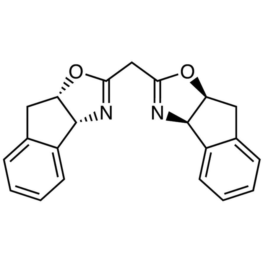 (+)-2,2'-Methylenebis[(3aR,8aS)-3a,8a-dihydro-8H-indeno[1,2-d]oxazole] >98.0%(HPLC)(N) - CAS 180186-94-1