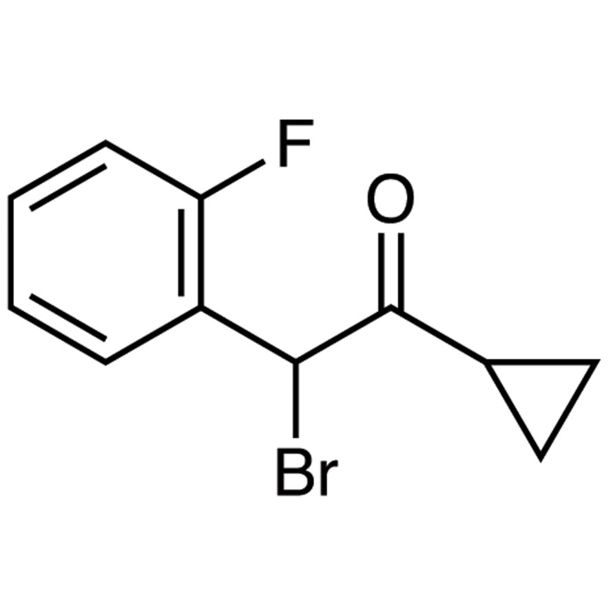 2-Bromo-2-(2-fluorophenyl)-1-cyclopropylethanone >98.0%(GC) - CAS 204205-33-4