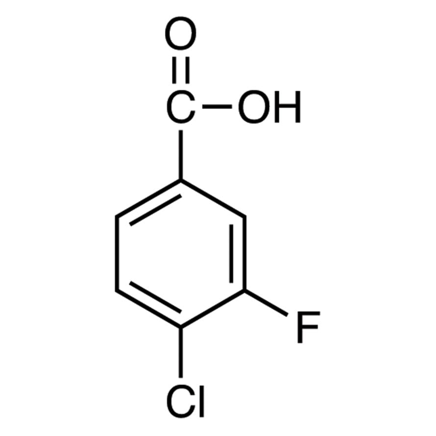4-Chloro-3-fluorobenzoic Acid >98.0%(GC)(T) - CAS 403-17-8