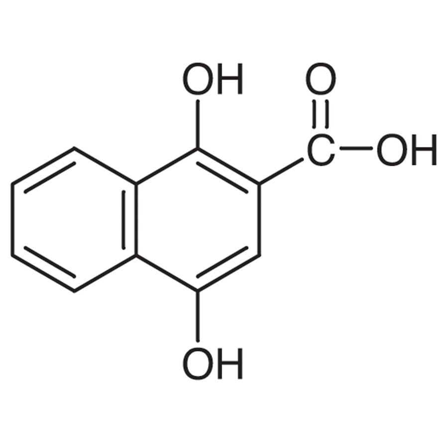 1,4-Dihydroxy-2-naphthoic Acid >98.0%(T)(HPLC) - CAS 31519-22-9