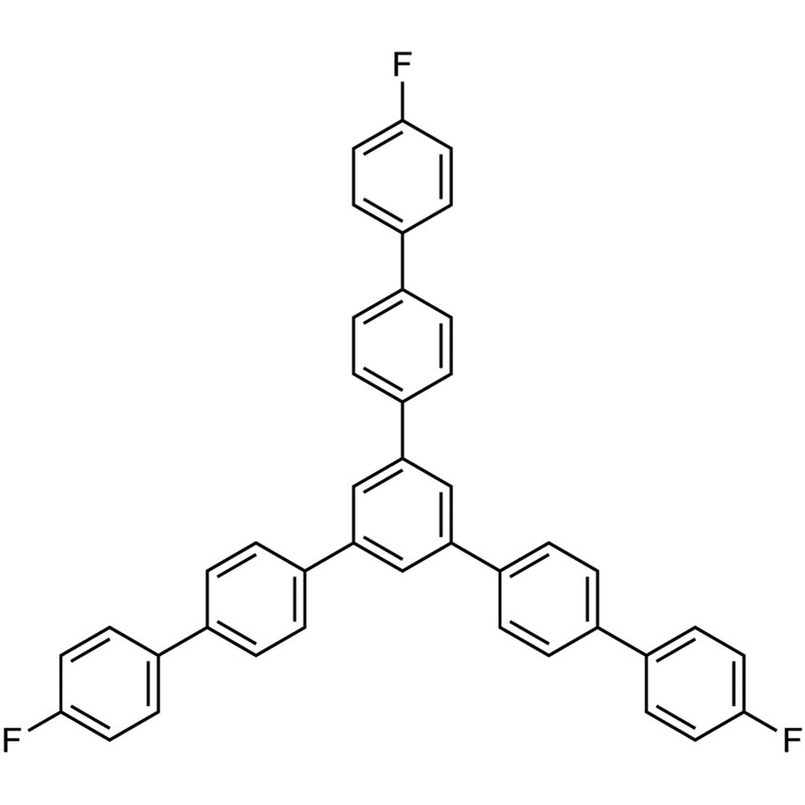 1,3,5-Tris(4'-fluorobiphenyl-4-yl)benzene >95.0%(HPLC) - CAS 372956-40-6