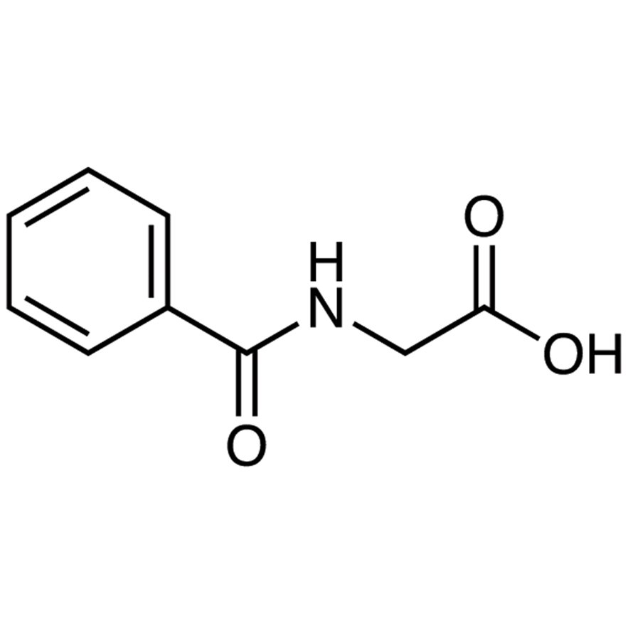 Hippuric Acid >98.0%(T) - CAS 495-69-2