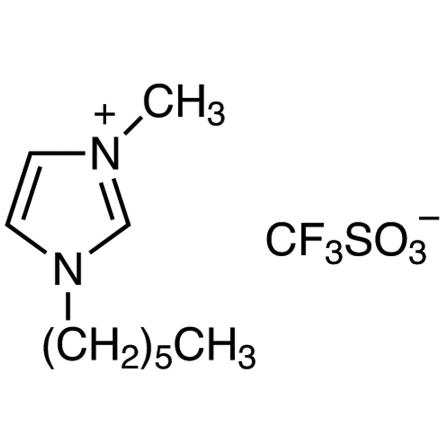 1-Hexyl-3-methylimidazolium Trifluoromethanesulfonate >98.0%(T)(HPLC) - CAS 460345-16-8