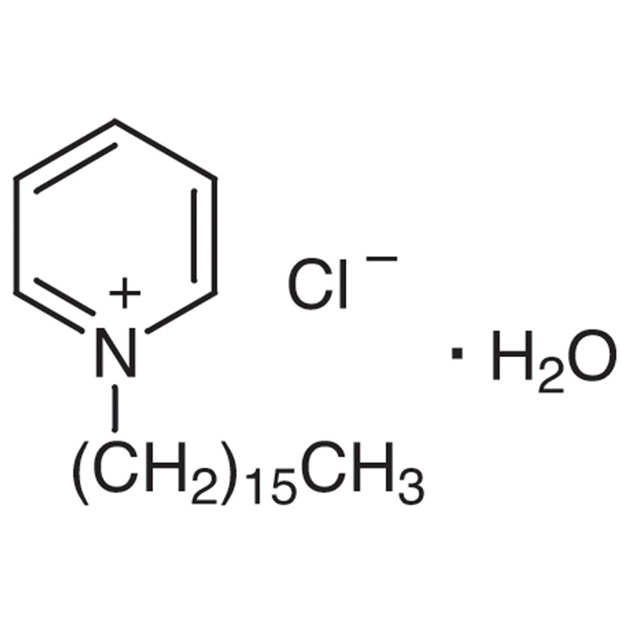 CPC Monohydrate (=Cetylpyridinium Chloride Monohydrate) [Ion association reagent for extraction photometric analysis and sensitizer in photometric determination of metals] >98.0%(T)(HPLC) - CAS 6004-24-6