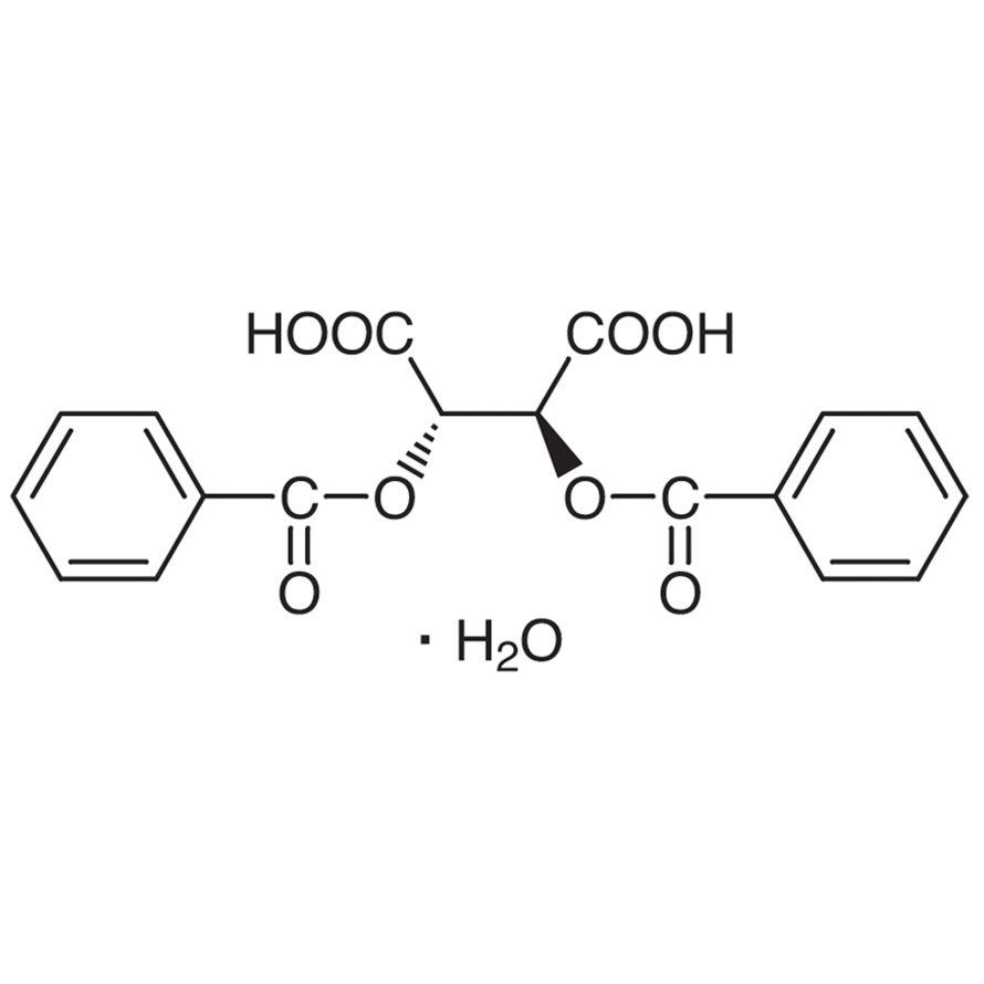 (+)-Dibenzoyl-D-tartaric Acid Monohydrate >98.0%(T) - CAS 80822-15-7