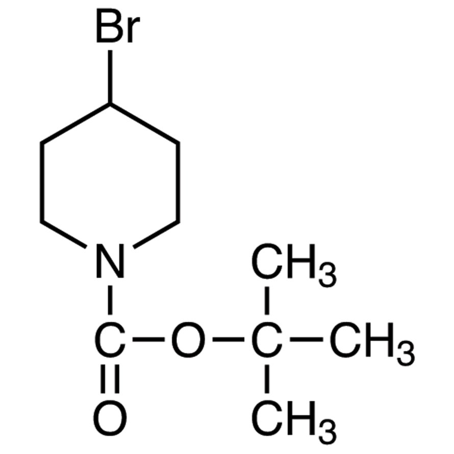 1-tert-Butoxycarbonyl-4-bromopiperidine >98.0%(GC)(T) - CAS 180695-79-8