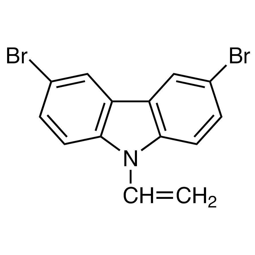 3,6-Dibromo-9-vinyl-9H-carbazole >98.0%(GC) - CAS 1214-16-0