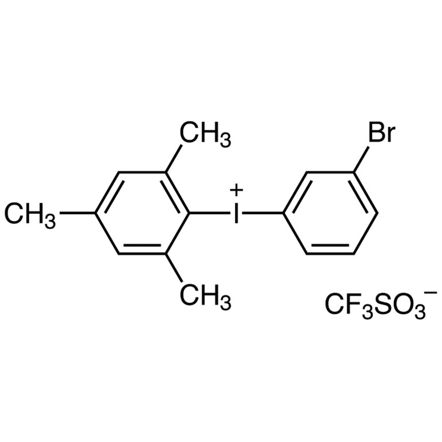 (3-Bromophenyl)(mesityl)iodonium Trifluoromethanesulfonate >98.0%(T) - CAS 1203709-76-5