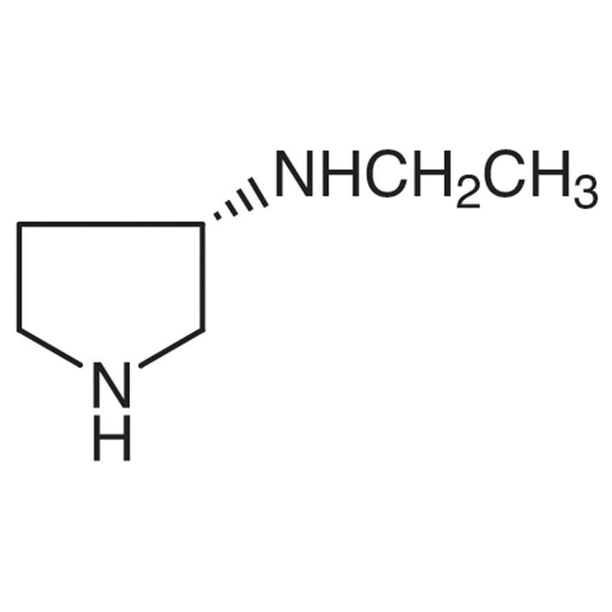 (3S)-(-)-3-(Ethylamino)pyrrolidine >98.0%(GC)(T) - CAS 381670-31-1