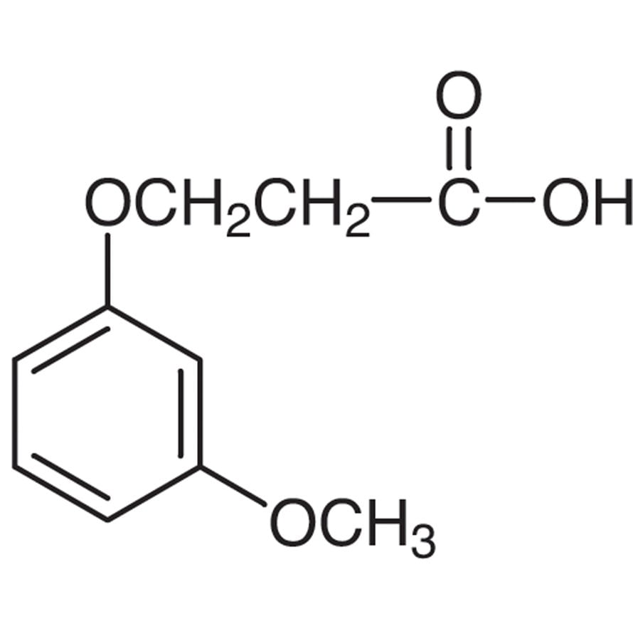 3-(3-Methoxyphenoxy)propionic Acid >97.0%(GC)(T) - CAS 49855-03-0