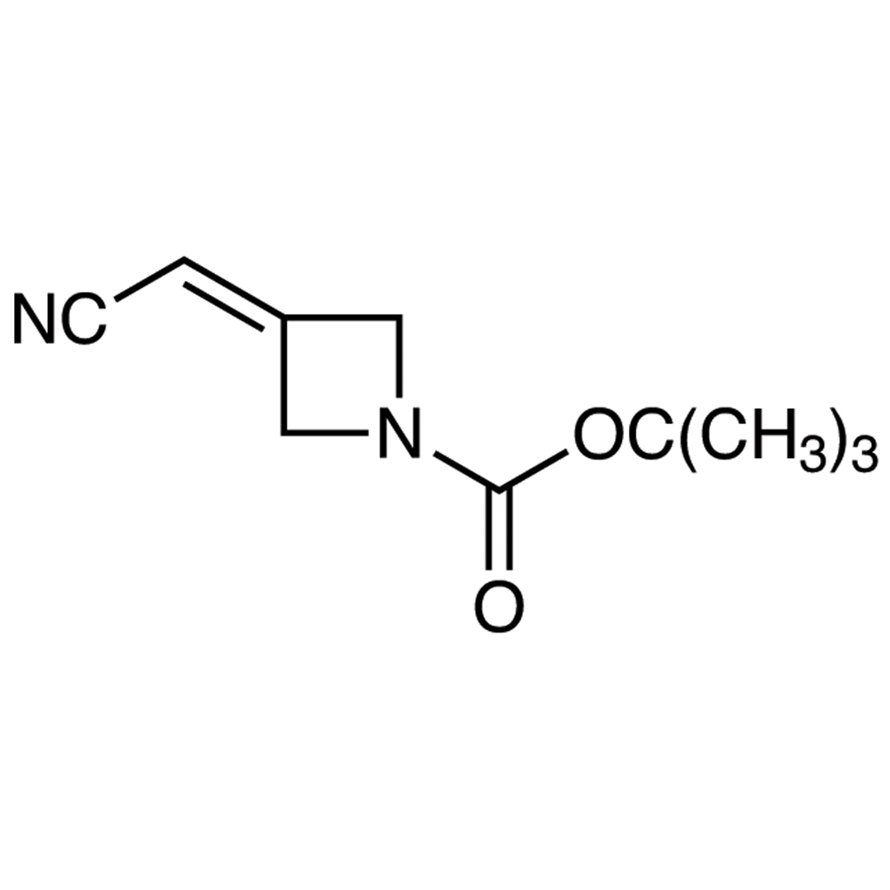 1-(tert-Butoxycarbonyl)-3-(cyanomethylene)azetidine >95.0%(GC) - CAS 1153949-11-1